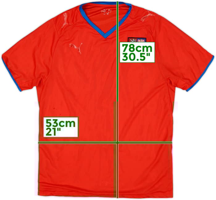 2008-09 Czech Republic Home Shirt - 4/10 - (L)
