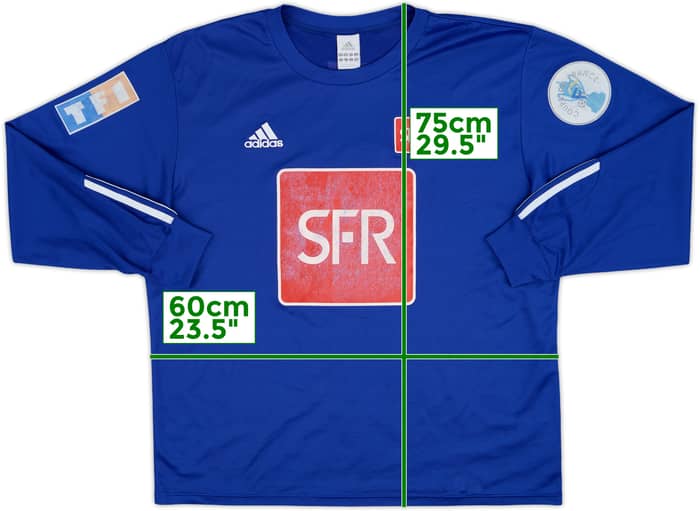 2006-07 Coupe de France L/S Shirt #10 - 7/10 - (XL)