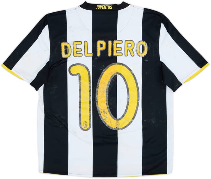 2008-09 Juventus Home Shirt Del Piero #10 - 3/10 - (S)
