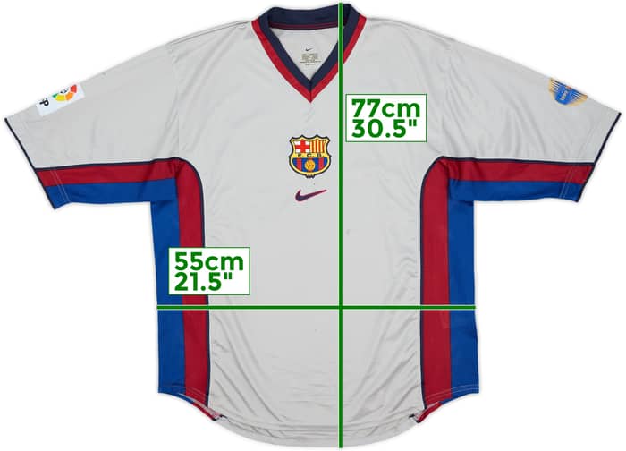 1998-01 Barcelona Away Shirt - 5/10 - (L)