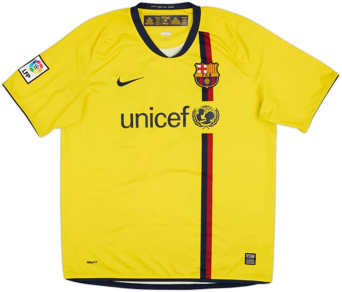 2008-10 Barcelona Away Shirt #18 - 6/10 - (L)