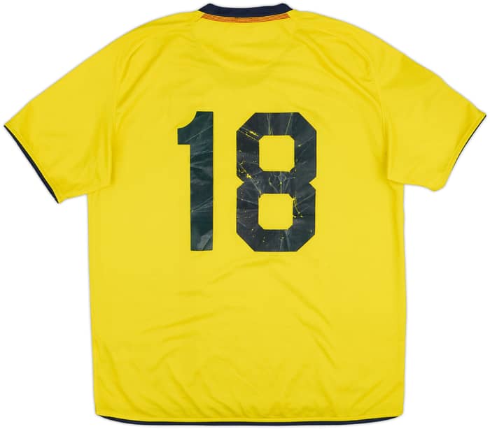 2008-10 Barcelona Away Shirt #18 - 6/10 - (L)