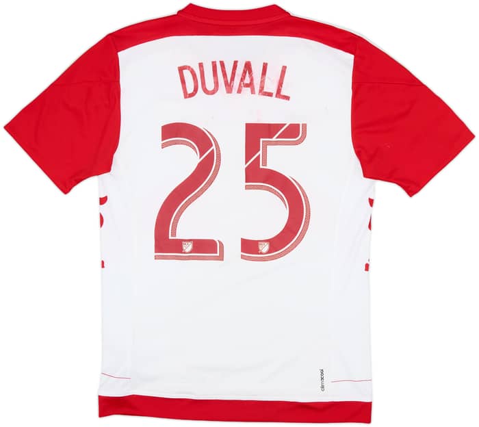2015-16 New York Red Bulls Home Shirt Duvall #25 - 5/10 - (S)