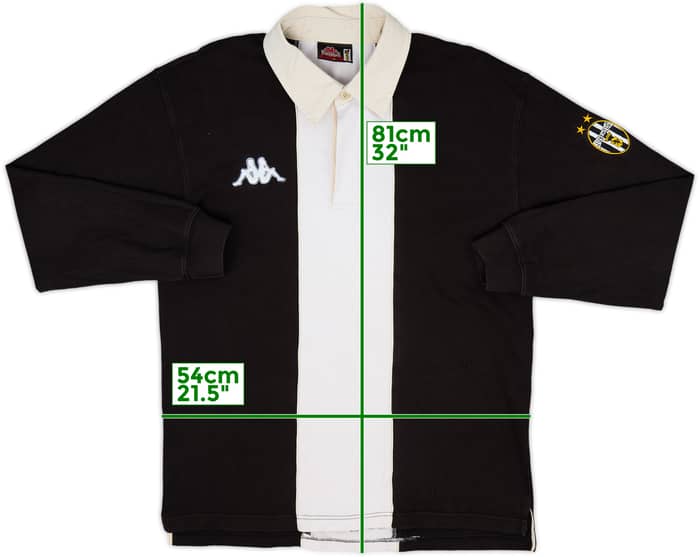 1997-98 Juventus Kappa Polo L/S Shirt - 6/10 - (XL)
