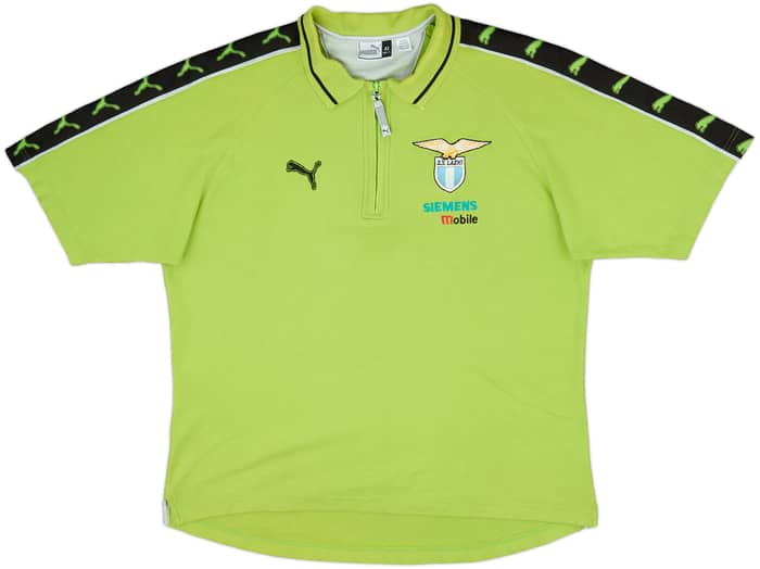 2002-03 Lazio Puma Staff Issue 1/4 Zip Polo Shirt - 7/10 - (XL)