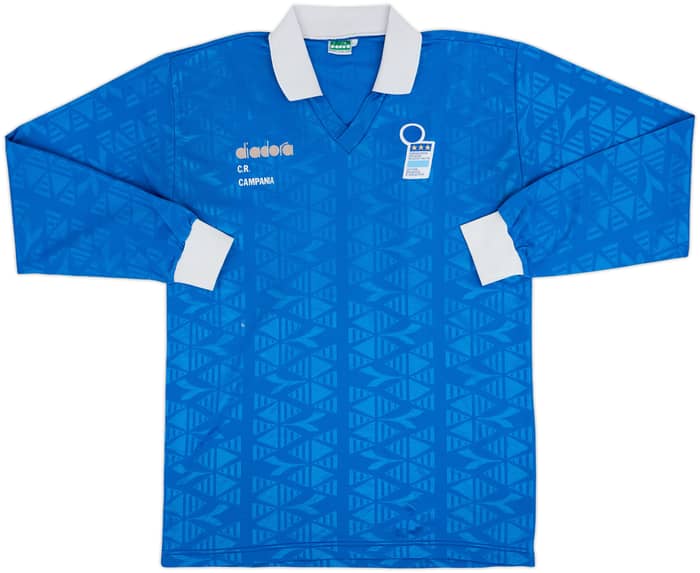 1990s Italy Diadora Youth Training L/S Shirt #10 - 5/10 - (L)