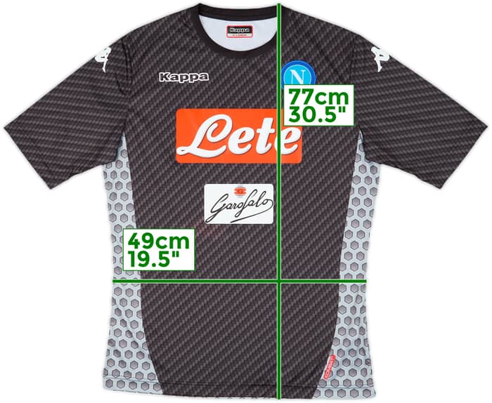 2017-18 Napoli Fourth Shirt - 8/10 - (XL)