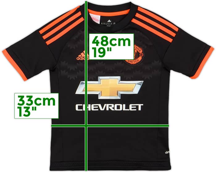 2015-16 Manchester United Third Shirt - 9/10 - (7-8 Years)