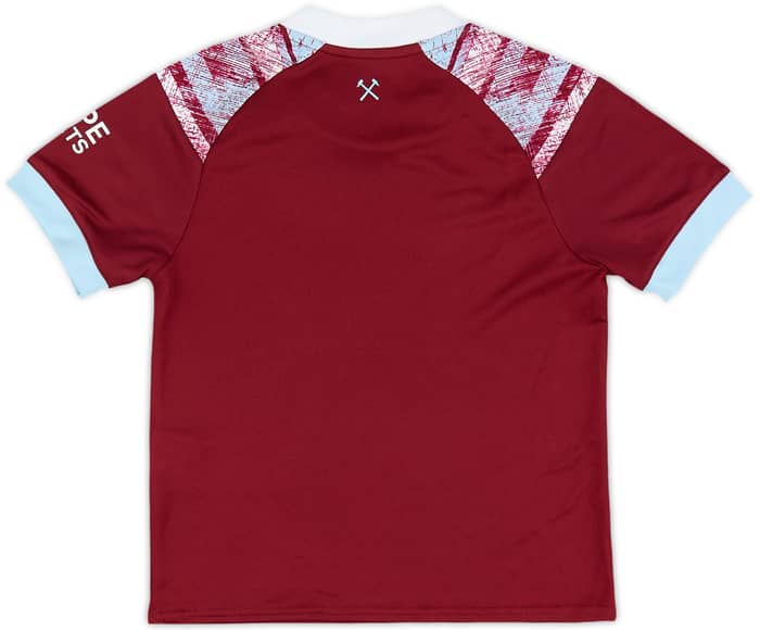 2022-23 West Ham Home Shirt (4-5 Years)