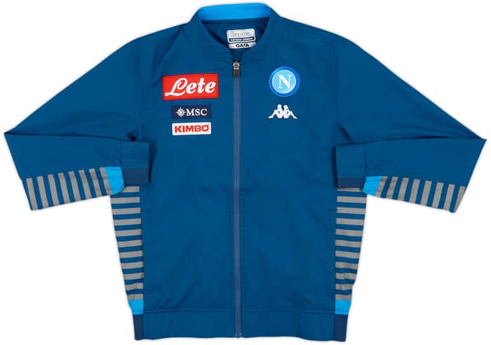 2019-20 Napoli Kappa Track Jacket - 7/10 - (M.Boys)