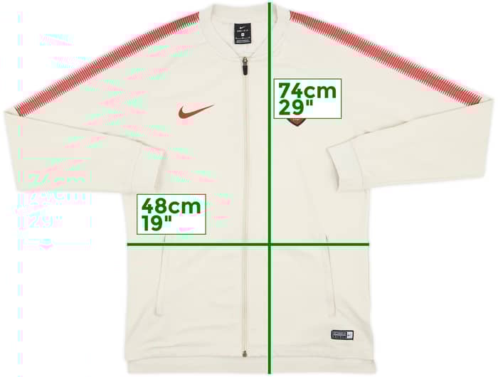 2018-19 Roma Nike Track Jacket - 7/10 - (M)