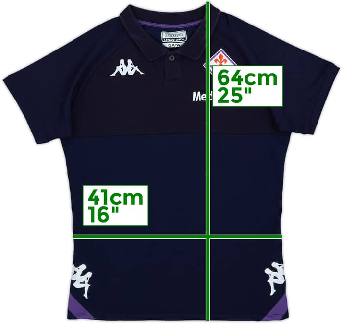 2020-21 Fiorentina Kappa Polo Shirt - 8/10 - (XL.Boys)