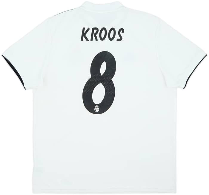 2018-19 Real Madrid Home Shirt Kroos #8 - 7/10 - (L)