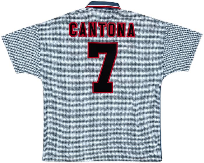 1995-96 Manchester United Away Shirt Cantona #7 - 9/10 - (XL)
