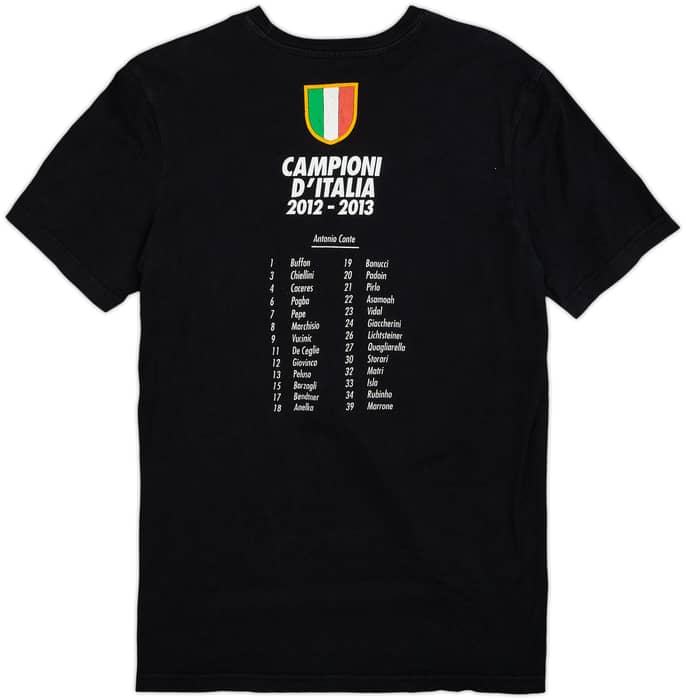2012-13 Juventus Nike 'Campioni d'Italia' Graphic Tee - 8/10 - (M)
