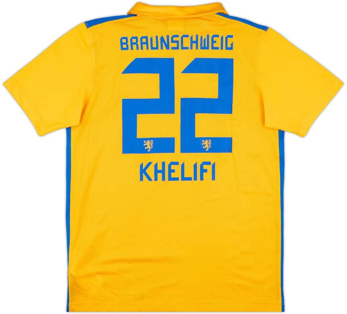 2015-16 Eintracht Braunschweig Home Shirt Khelifi #22 - 8/10 - (XL.Boys)