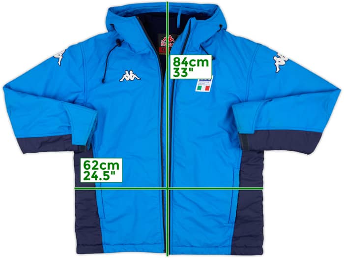 1999-00 Italy Kappa Padded Bench Coat - 3/10 - (L)