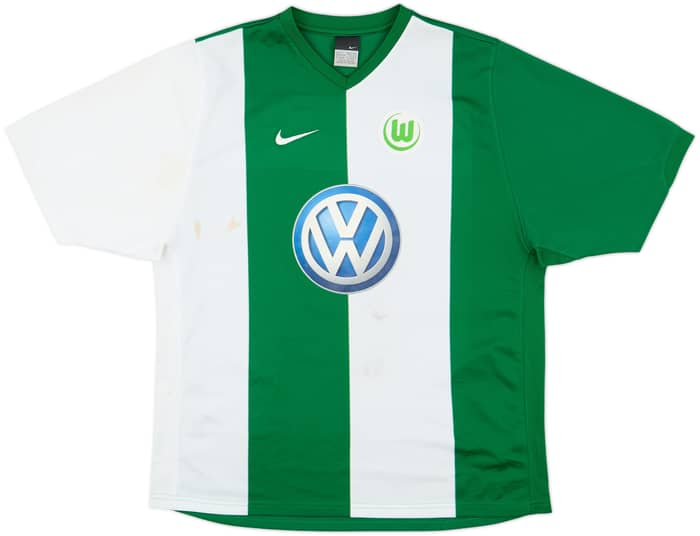 2006-07 Wolfsburg Home Shirt Madlung #17 - 5/10 - (L)