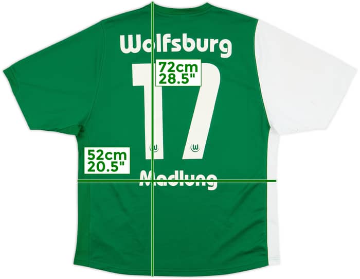 2006-07 Wolfsburg Home Shirt Madlung #17 - 5/10 - (L)