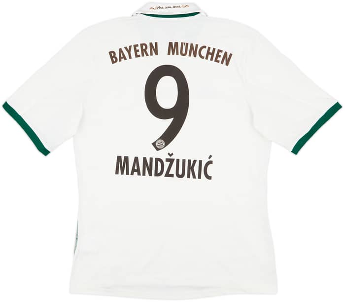2013-14 Bayern Munich Away Shirt Mandzukic #9 - 8/10 - (L)