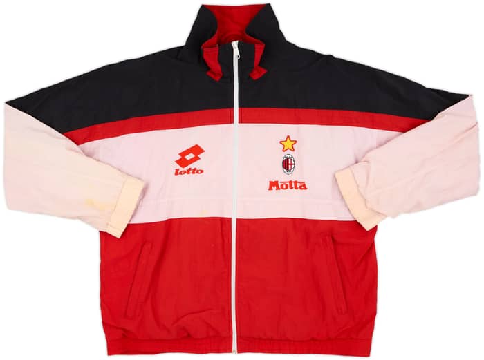 1994-95 AC Milan Lotto Track Jacket - 5/10 - (XL)