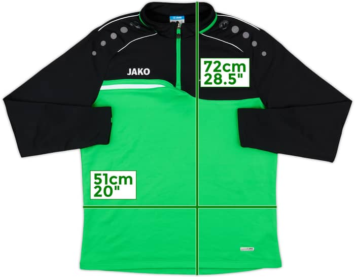 2018-19 Hannover 96 Jako 1/4 Zip Drill Top - 9/10 - (S)