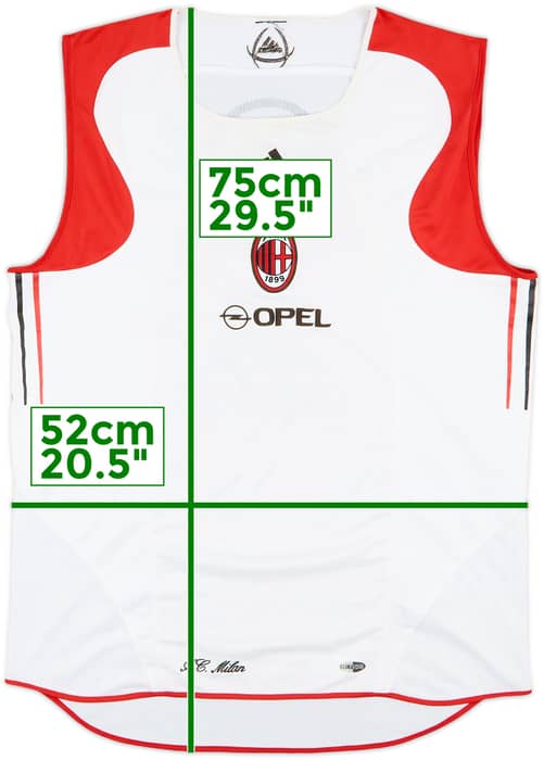 2004-05 AC Milan adidas Training Vest - 8/10 - (L)