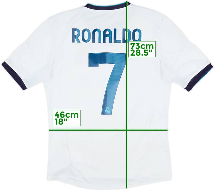 2012-13 Real Madrid Home Shirt Ronaldo #7 - 6/10 - (M)