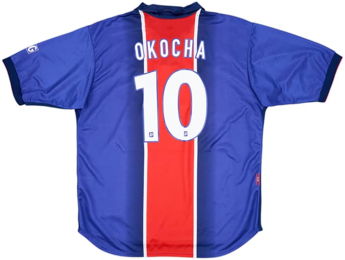 1998-99 Paris Saint-Germain Home Shirt Okocha #10 - 9/10 - (XL)