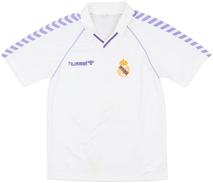 1986-88 Real Madrid Home Shirt - 8/10 - (L)