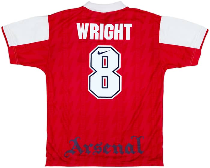 1994-96 Arsenal Home Shirt Wright #8 - 7/10 - (L)