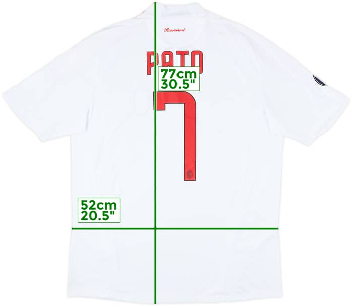 2008-09 AC Milan Away Shirt Pato #7 - 6/10 - (XL)
