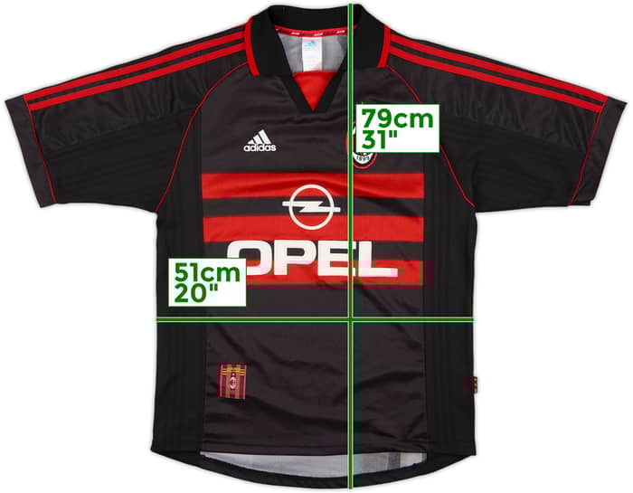 1998-99 AC Milan Third Shirt - 9/10 - (M)