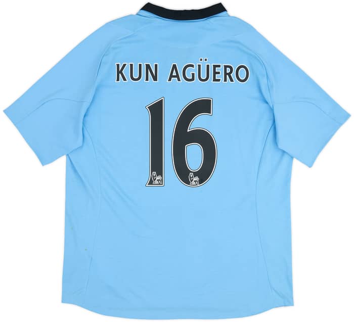 2012-13 Manchester City Home Shirt Kun Aguero #16 (XL)