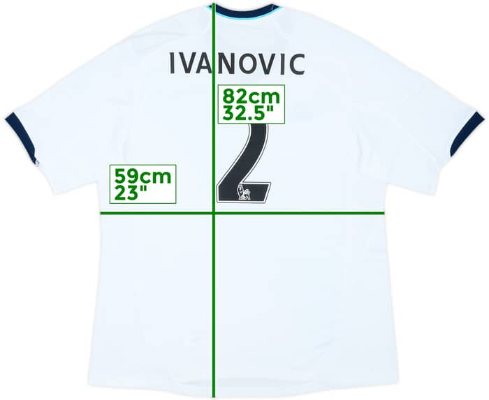 2012-13 Chelsea Away Shirt Ivanovic #2 (XL)