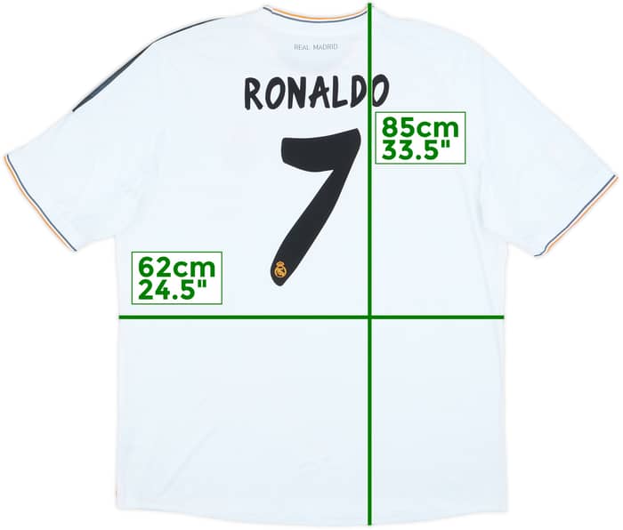 Camiseta de local del Real Madrid 2013-14 Ronaldo #7 (3XL)