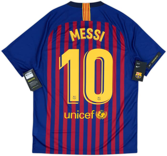 2018-19 Barcelona Home Shirt Messi #10 (M)