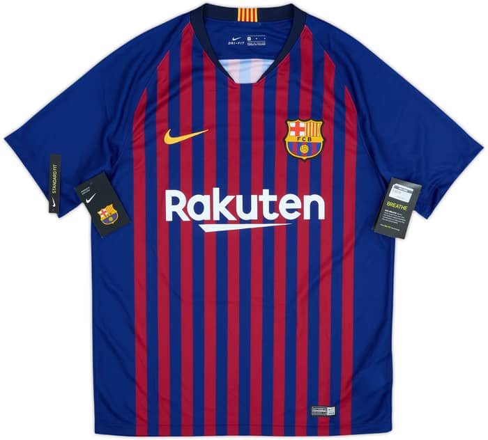 2018-19 Barcelona Home Shirt Messi #10 (M)