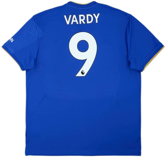 2018-19 Leicester Home Shirt Vardy #9 (XL)