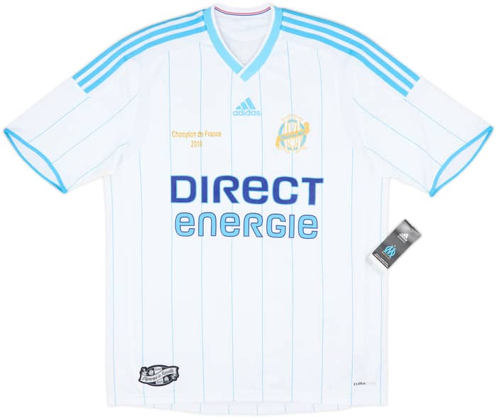 2009-10 Olympique Marseille Home Shirt Champion de France #10 (L)