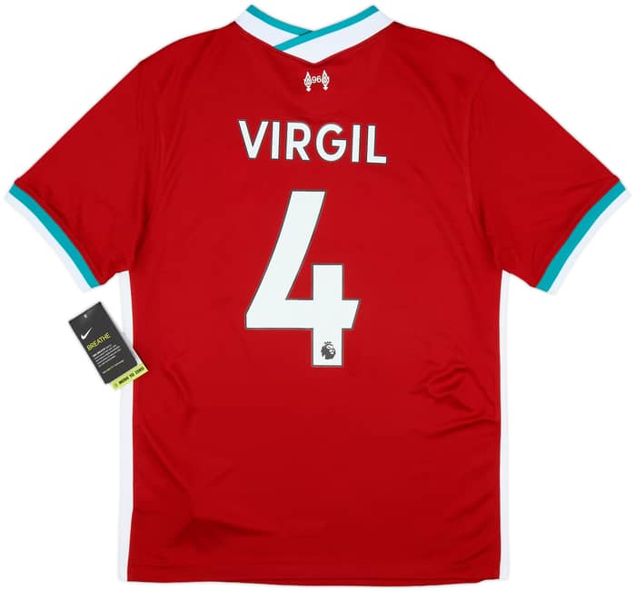 2020-21 Liverpool Home Shirt Virgil #4 (M)