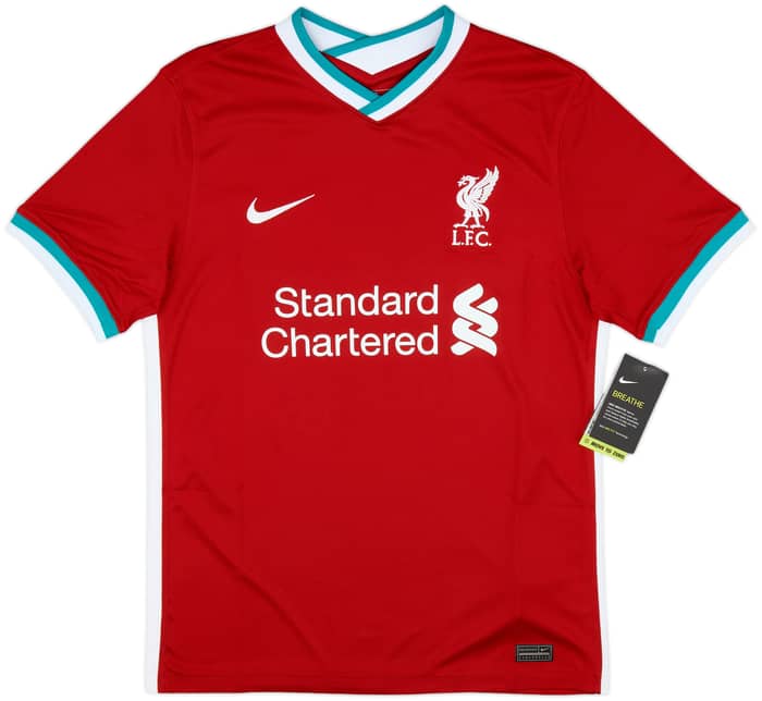 2020-21 Liverpool Home Shirt Virgil #4 (M)