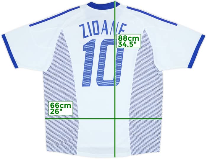 2002-04 France Away Shirt Zidane #10 (XL)
