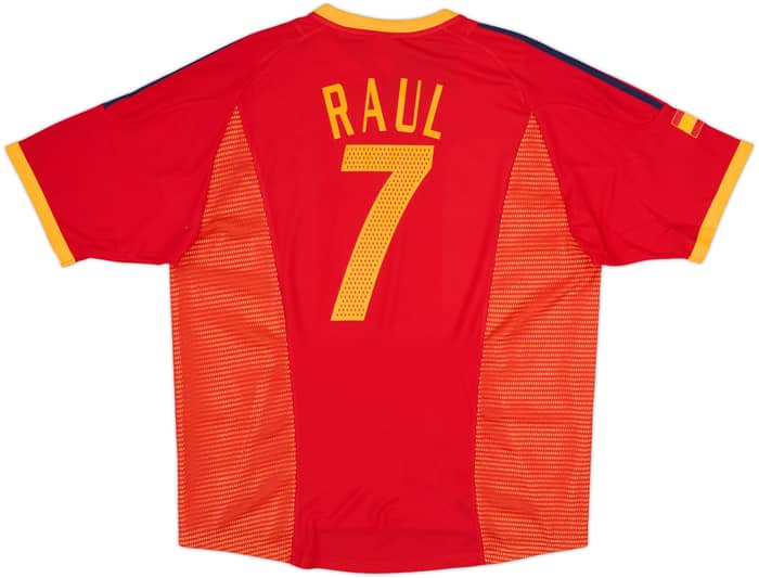 2002-04 Spain Home Shirt Raul #7 (XL)