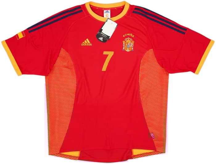 2002-04 Spain Home Shirt Raul #7 (XL)