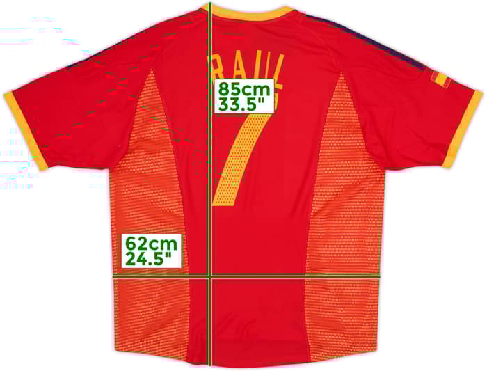 2002-04 Spain Home Shirt Raul #7 (XL)