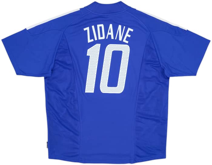 2002-04 France Home Shirt Zidane #10 (XL)