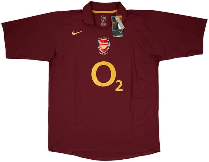 2005-06 Arsenal Home Shirt Henry #14 (XL)