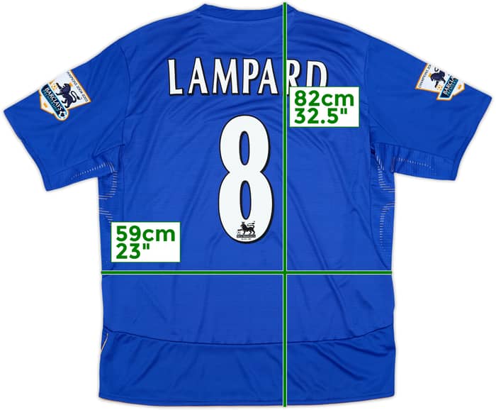 2005-06 Chelsea Centenary Home Shirt Lampard #8 (XL)