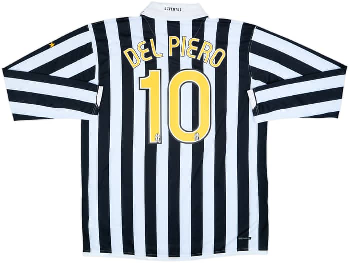 2006-07 Juventus Home L/S Shirt Del Piero #10 (XXL)